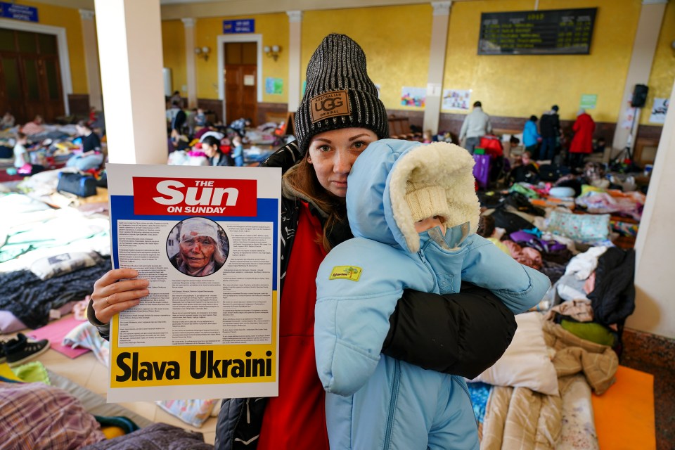 Yulia Sorokina, 33 and son Matvey, one, welcome the supportive messages from readers