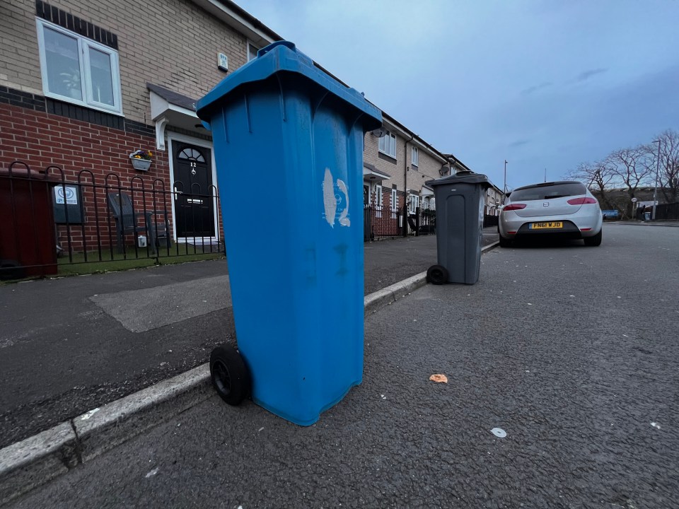 Residents are taking on football fans with their wheelie bins