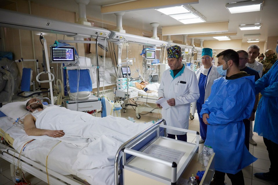 He wanted to honor the hospital staff for exemplary work in difficult conditions