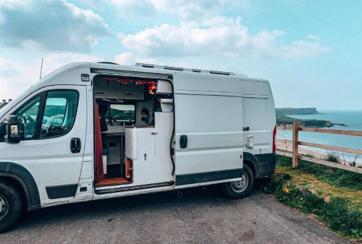 A couple bought and converted an old van so take them around the world