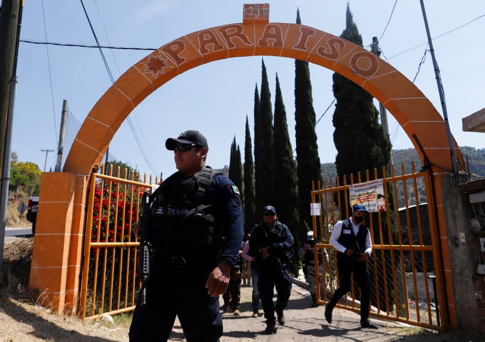 The gang members responsible were reportedly dressed in army uniforms