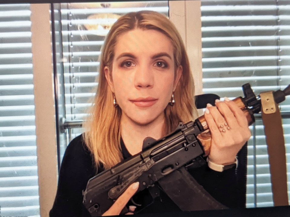 Kira told The Sun: 'Like many Ukrainian women, I will defend my home, family, city and country'