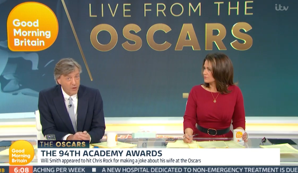Susanna Reid had a tense clash with her co-host
