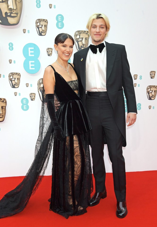 Millie was joined by boyfriend Jake Bongiovi