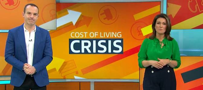 Susanna Reid was joined by Martin Lewis