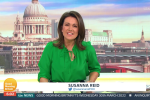 Susanna Reid presented the show alone for the first hour