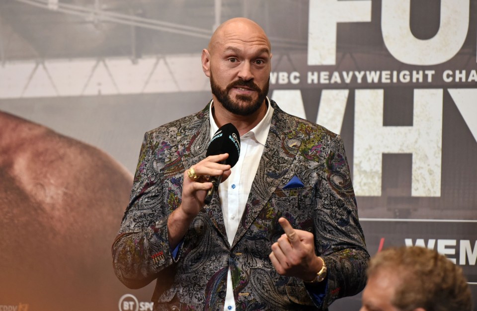 Fury gave a short and sharp response when questioned about Kinahan