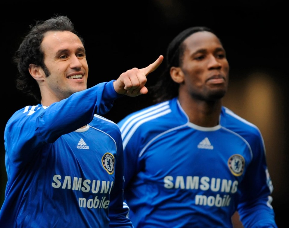 Ricardo Carvalho and Didier Drogba are two of FIVE Chelsea players to make the top ten