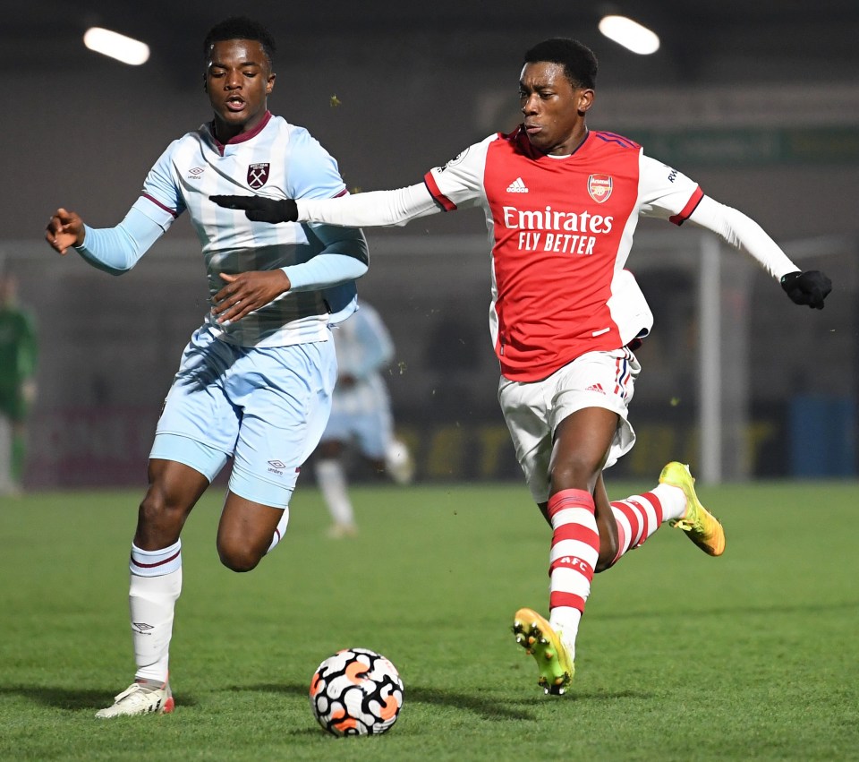 Edwards has signed a new deal with the Gunners after starring at youth level