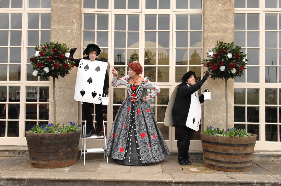 Longleat House is getting ready for a cracking time with Alice In Wonderland