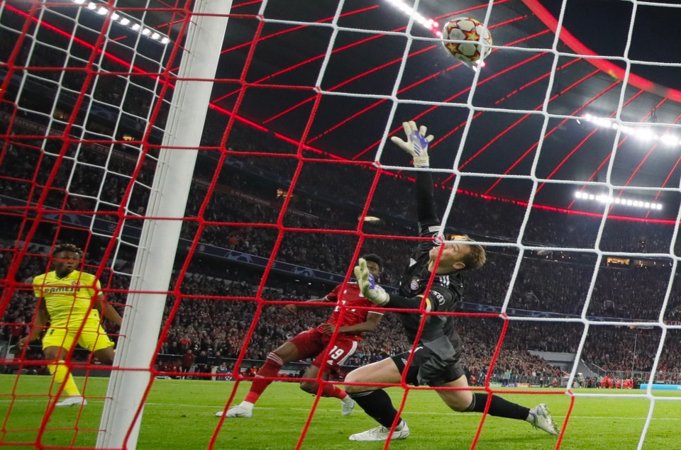 Bayern were caught on the counter attack