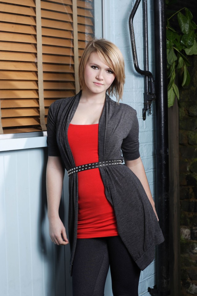 Melissa back in her EastEnders days as Lucy Beale