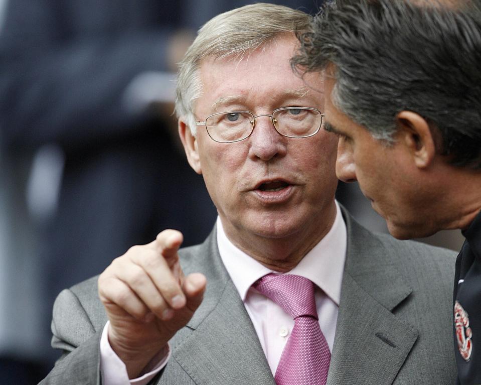 Then United boss Sir Alex Ferguson also enjoyed the boxing sessions