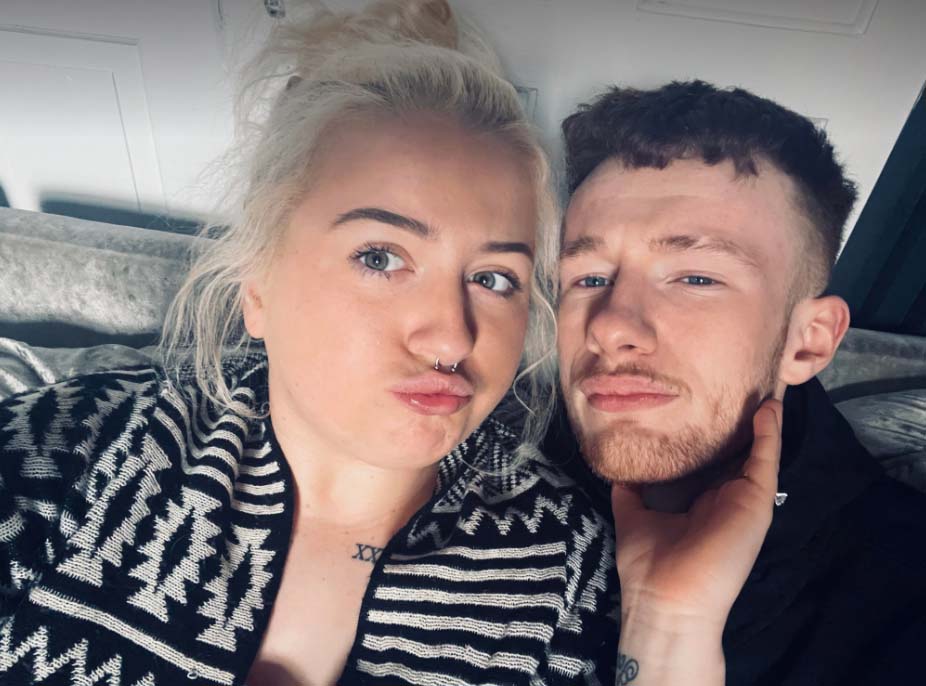 Demi-Lee and boyfriend Hayden tried desperately to get into the home after hearing screaming