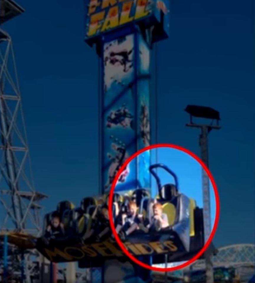 Littler Tristan's safety restraint was not properly secured