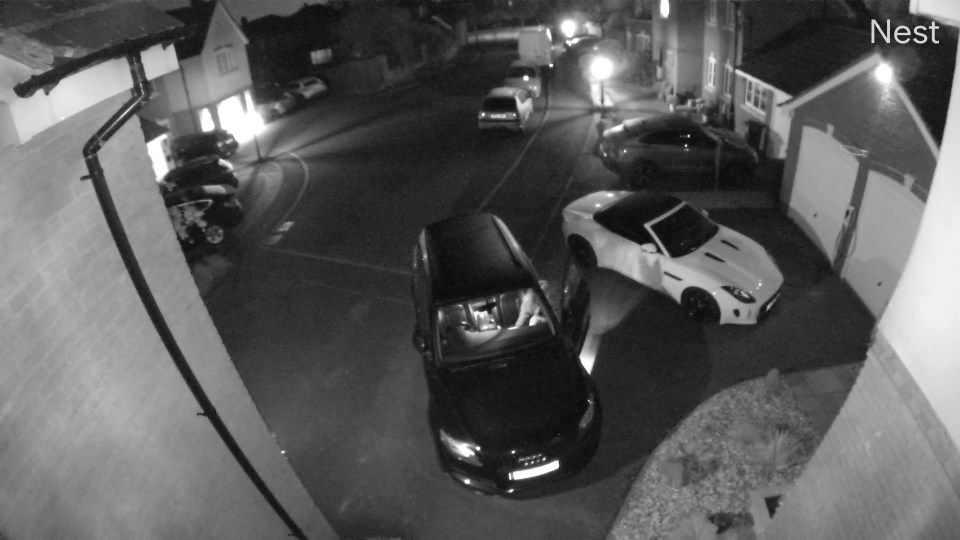 The thief had been spotted prowling the neighbourhood before forcing the door of the car