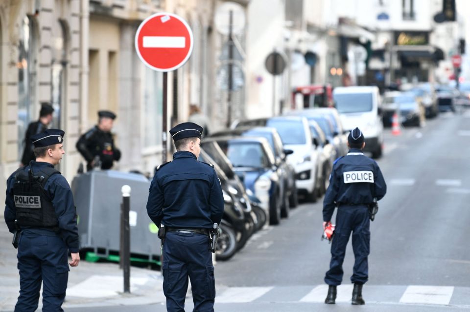 In a separate incident, French police have blocked access to a polling station in the 8th district of Paris after the discovery of a suspicious package