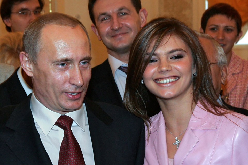 Kabaeva and Putin at a pro-Kremlin event with the two having been romantically linked since 2008