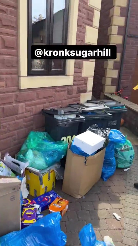 But he was brought back down to earth on Monday by a bin run