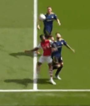 Arsenal star Bukayo Saka dominated Manchester United's Alex Telles