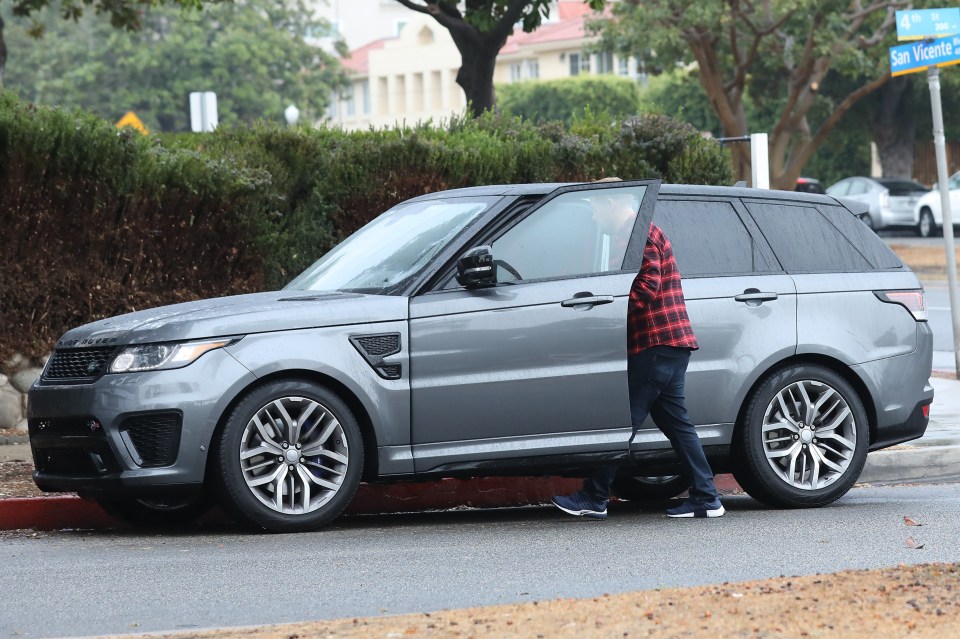 James uses the family-friendly Range Rover Sport day-to-day