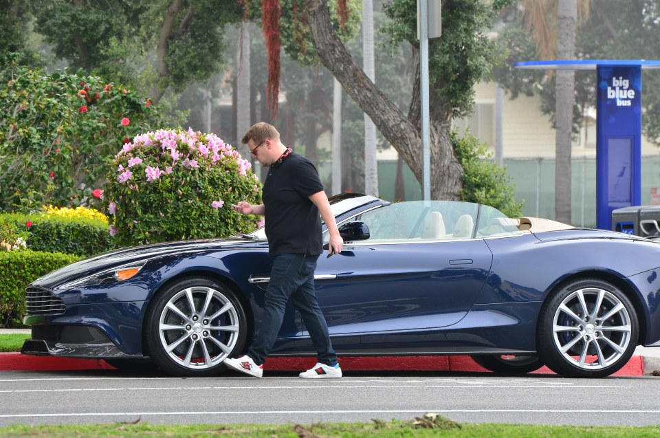 Corden has had various Aston Martins over the years