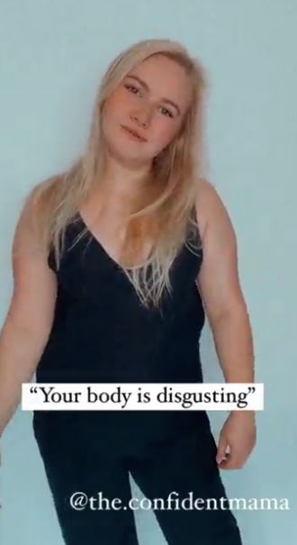 She shared on screen the DMs strangers have sent to her