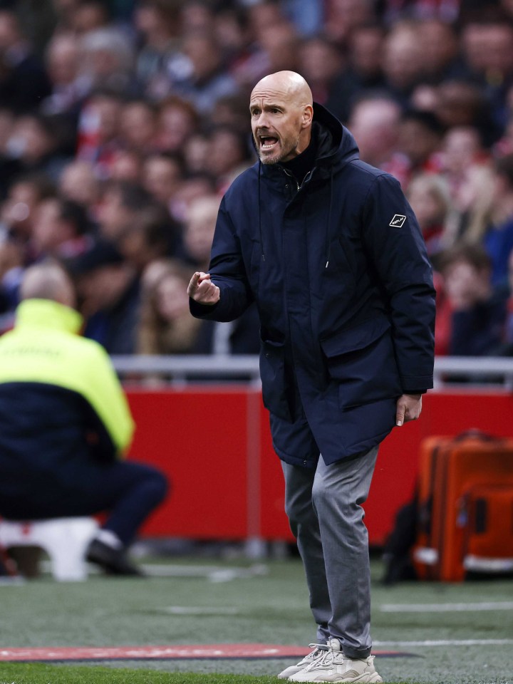 Current Ajax boss Ten Hag will take over at Old Trafford from Ralf Rangnick this summer.