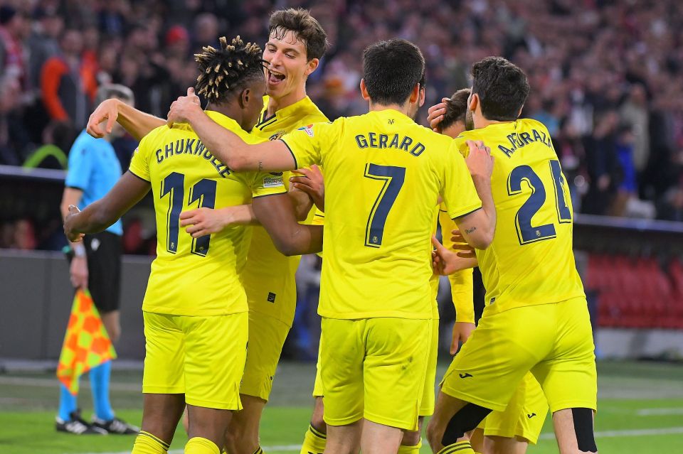 Emery's side progress into the semi-finals of the Champions League