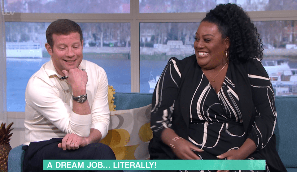 Alison Hammond was in an outrageously flirty mood on today's show