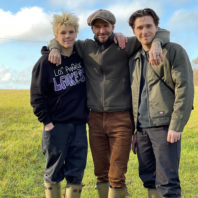 Cruz and David have been in the States for Brookyln's marriage to Nicola Peltz