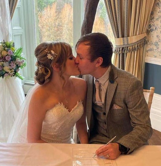 Tributes were paid to Alex, who died in the crash, as his bride Kirsty is still in hospital