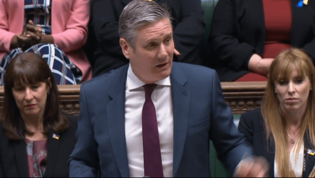 Sir Keir Starmer accused Mr Johnson of slandering decent people like BBC war reporters