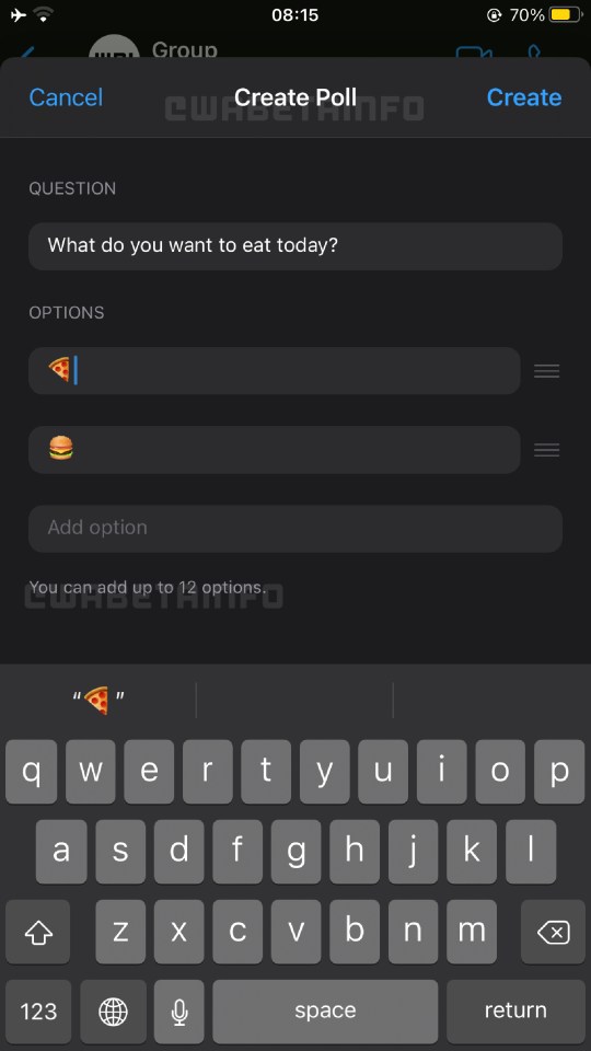 A new WhatsApp polling feature may be on the way