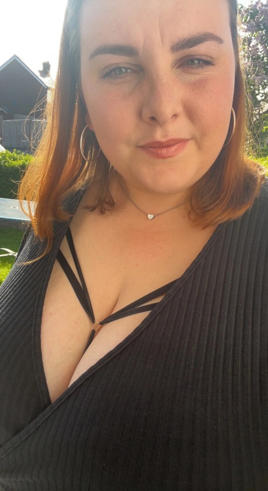 A woman whose 38L breasts weigh two stone each has told of her devastation after she was turned down for breast reduction surgery on the NHS