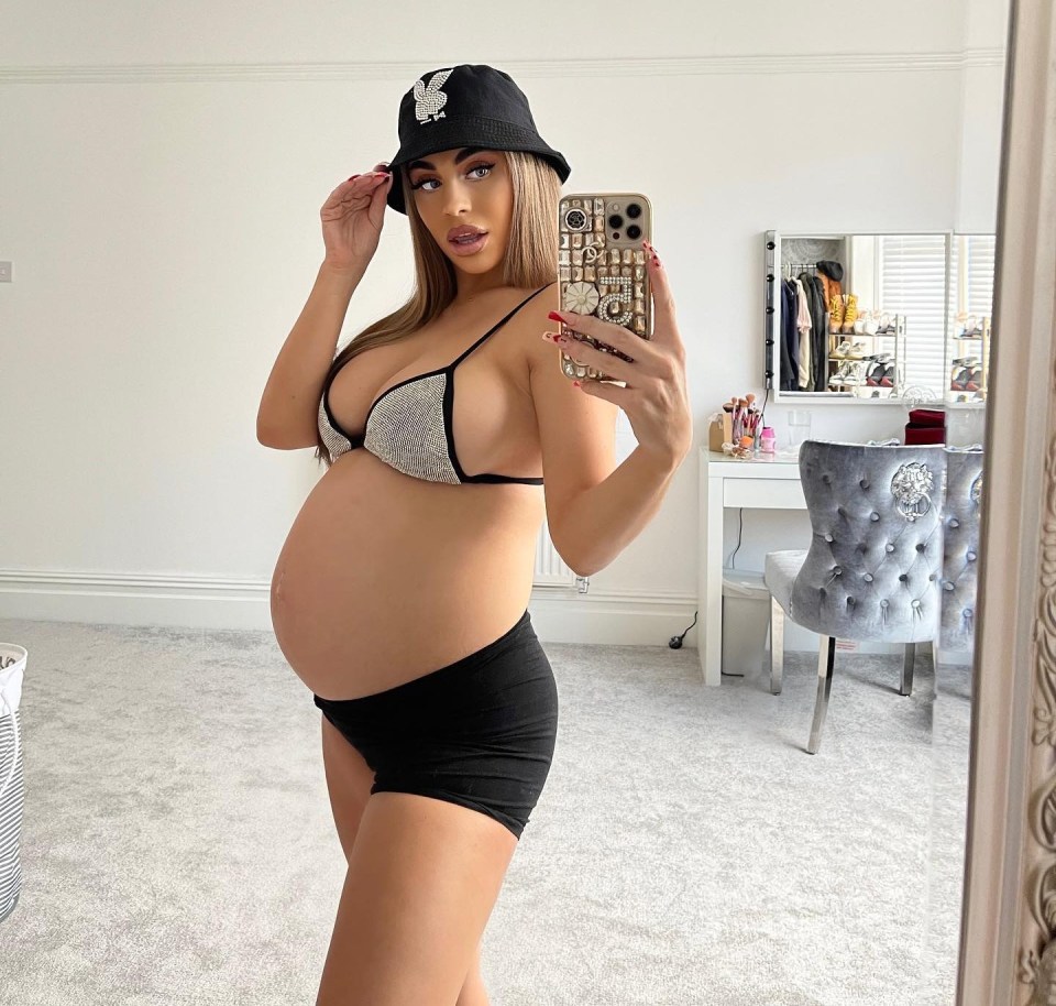 The Love Island star welcomed a little girl in March