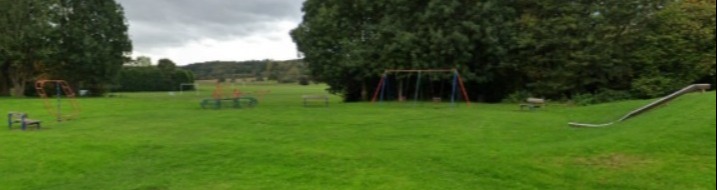 The playground in its former glory where kids loved playing