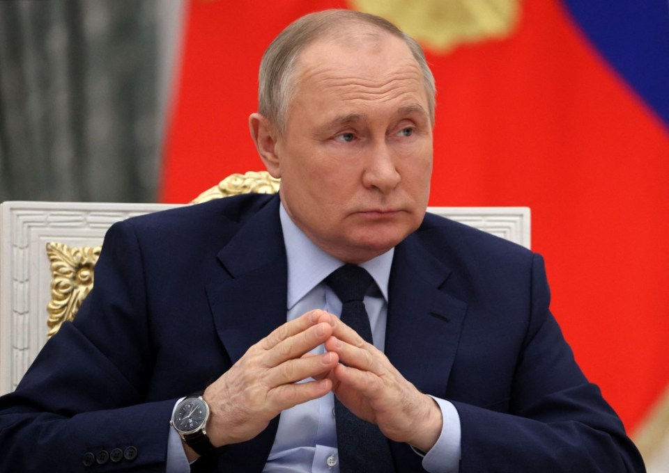 Paranoid Putin is alleged to be purging his inner circle