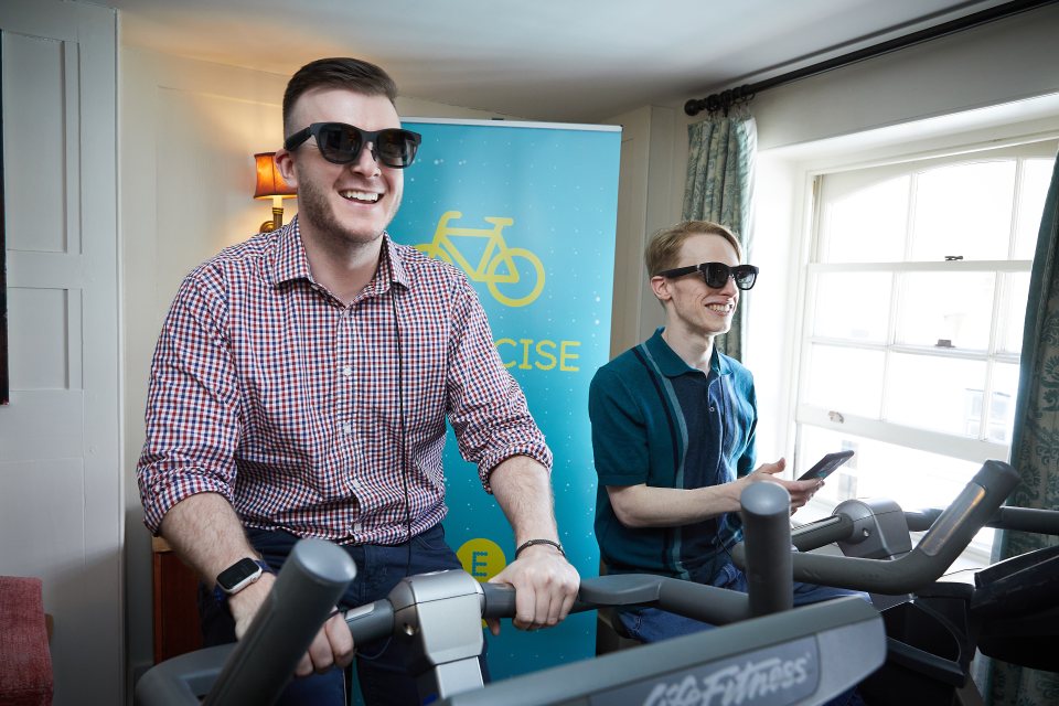 Indoor cycling with a twist
