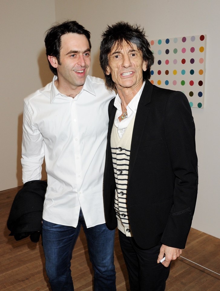 O'Sullivan enjoyed nights out with Rolling Stones hellraiser Ronnie Wood