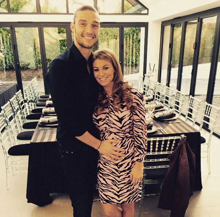  Billi Mucklow and her footy star fiance Andy Caroll