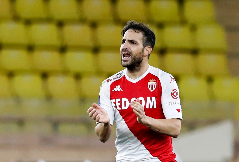 Cesc Fabregas is set to leave Monaco this summer