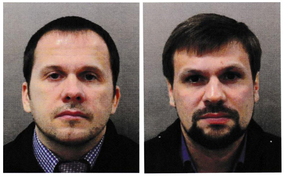 Alexander Mishkin and Anatoly Chepiga, two of the alleged Novichok poisoners