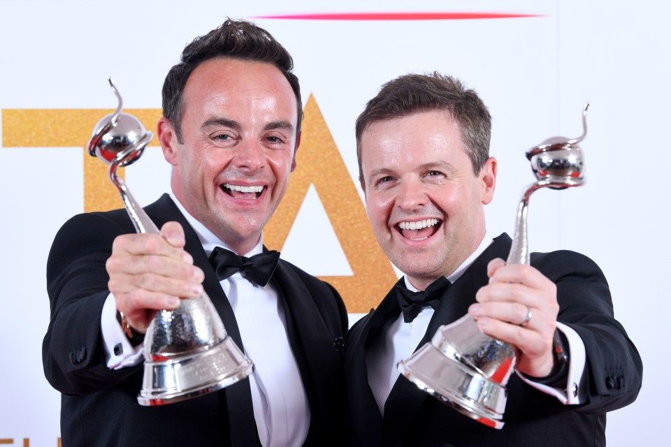 Ant and Dec are nominated in the TV Presenter category once again