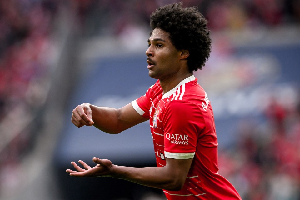 Serge Gnabry's contract with Bayern Munich expires next summer