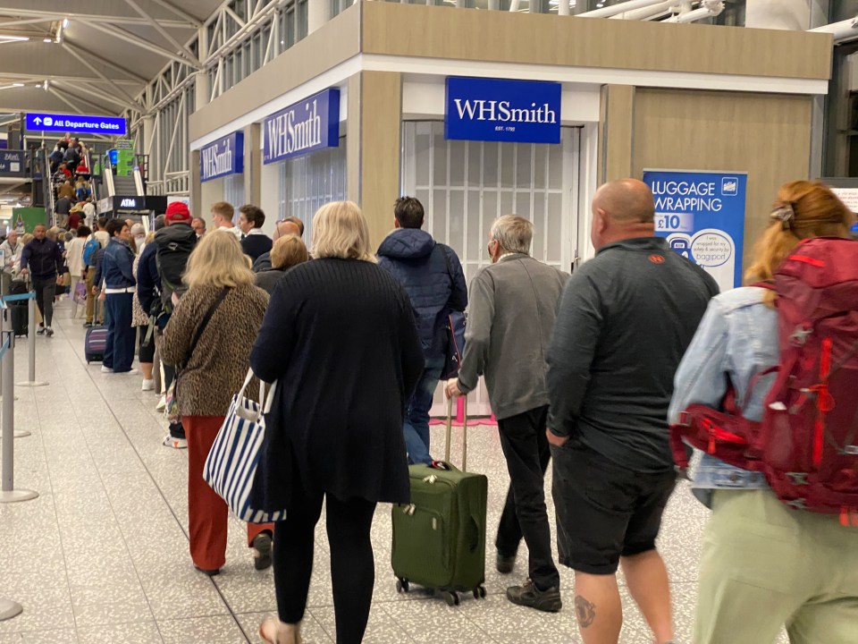 The long lines started as early as 4am this morning