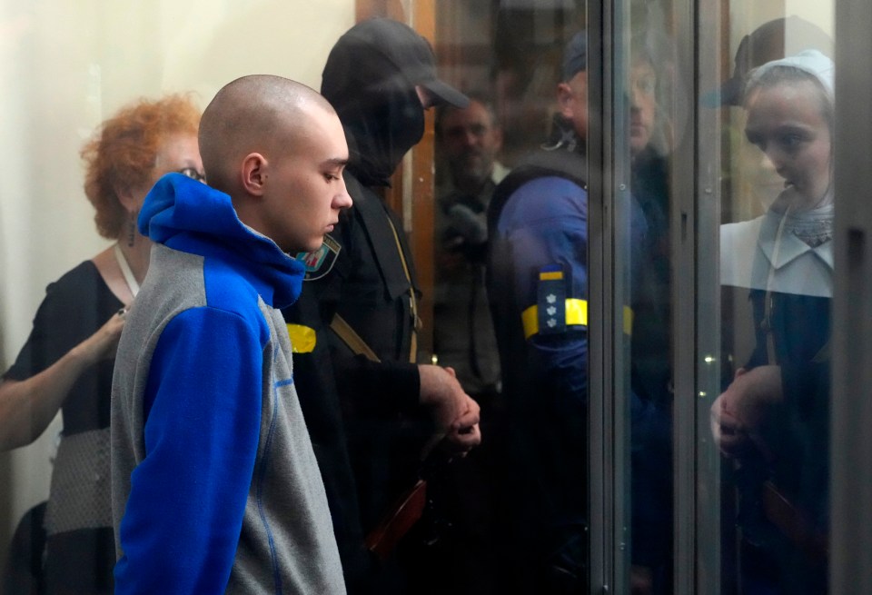 Shyshimarin, a captured member of a tank unit, appeared at the Solomyanskyy district court in Kyiv