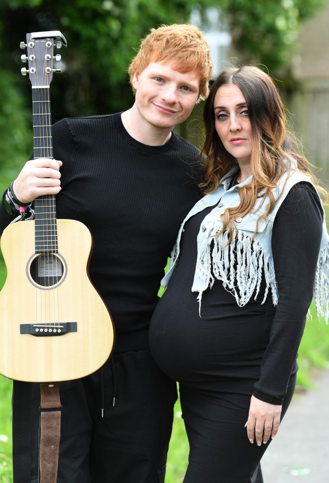 Ty, who works full-time as an Ed-a-like, met Amanda  through friends at a Sheeran gig