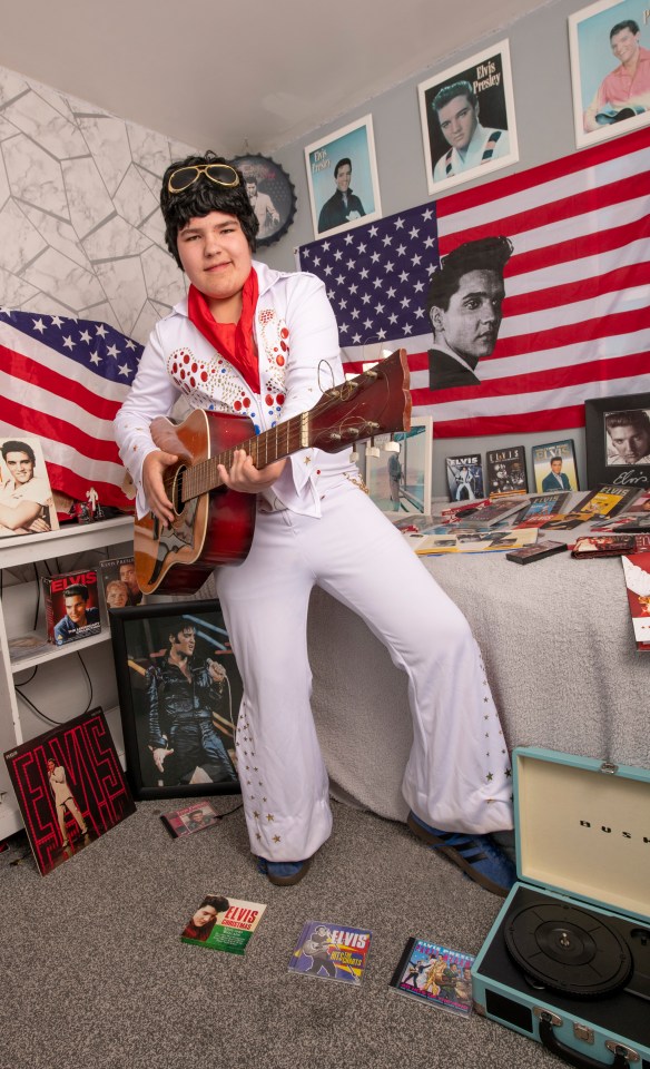 12-year-old Luca McManus became hooked on Elvis at aged seven