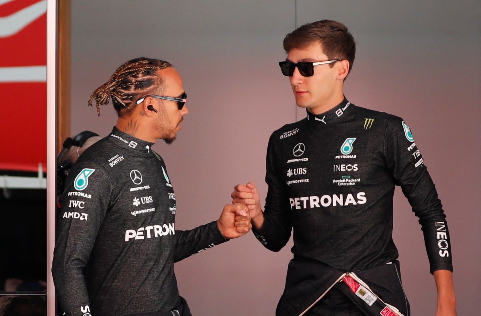 Hamilton denied he's Mercedes' leader and insisted he and team-mate Russell are equals
